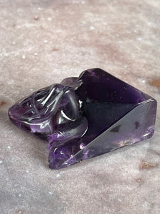 Amethyst skull