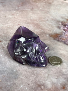 Amethyst skull