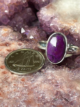 Load image into Gallery viewer, sugilite ring size 8
