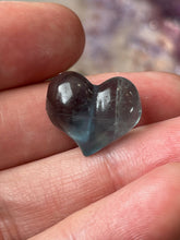 Load image into Gallery viewer, fluorite heart green/blue
