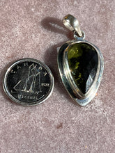 Load image into Gallery viewer, Moldavite pendant 5 (faceted)
