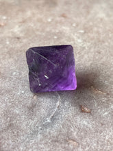 Load image into Gallery viewer, Fluorite octahedron purple

