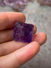 Load image into Gallery viewer, Fluorite octahedron purple
