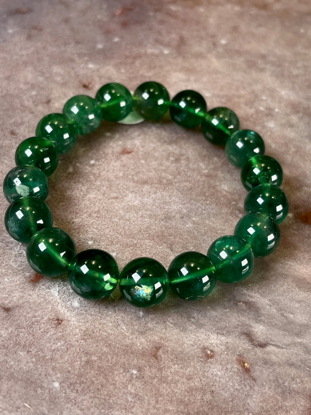 Green Fluorite bracelet 10mm