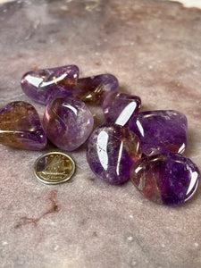 Ametrine tumble (one)