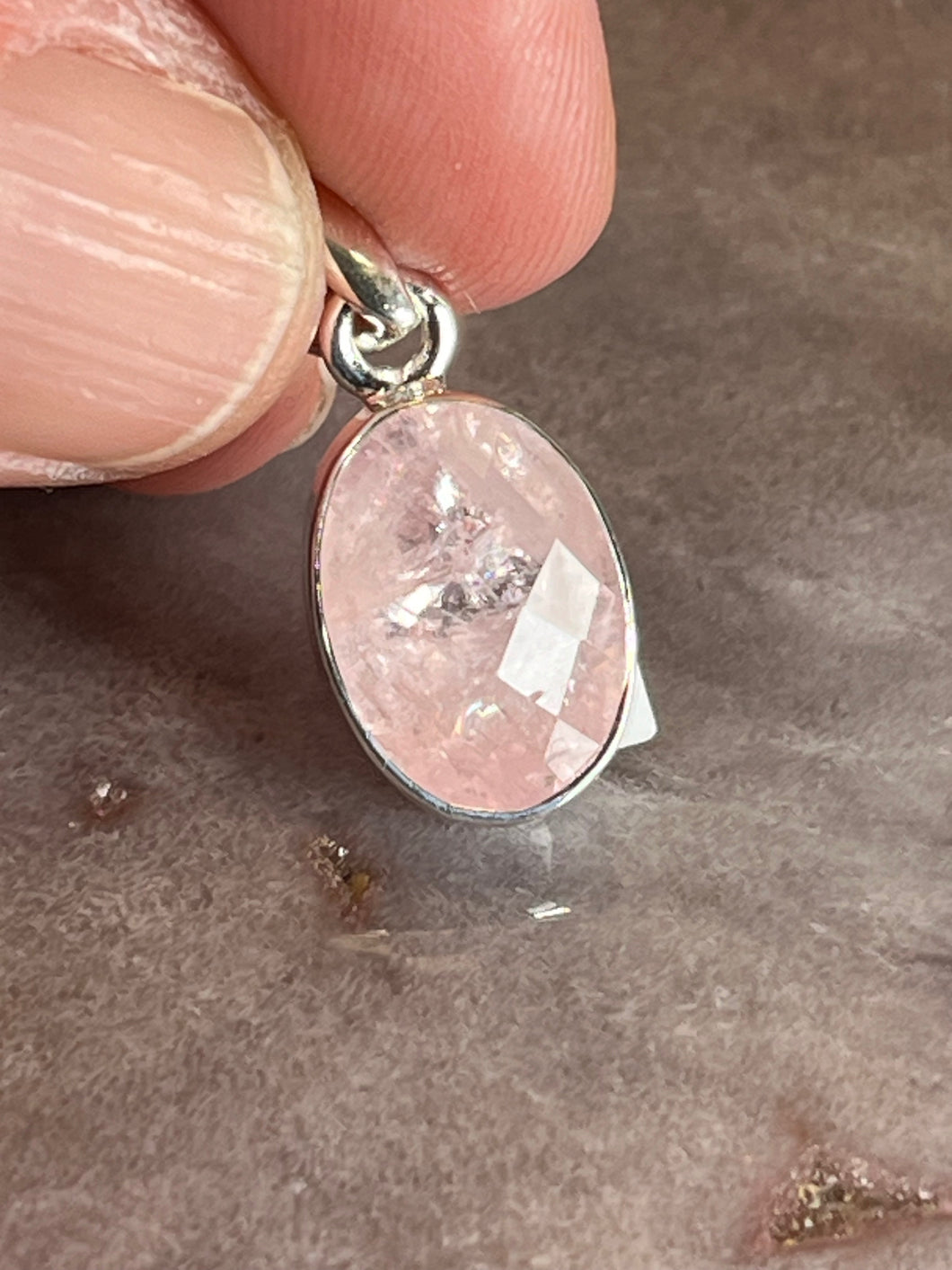 Morganite pendant