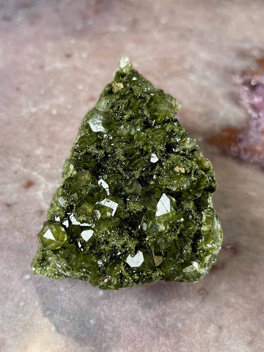 Epidote and quartz from Turkey 2