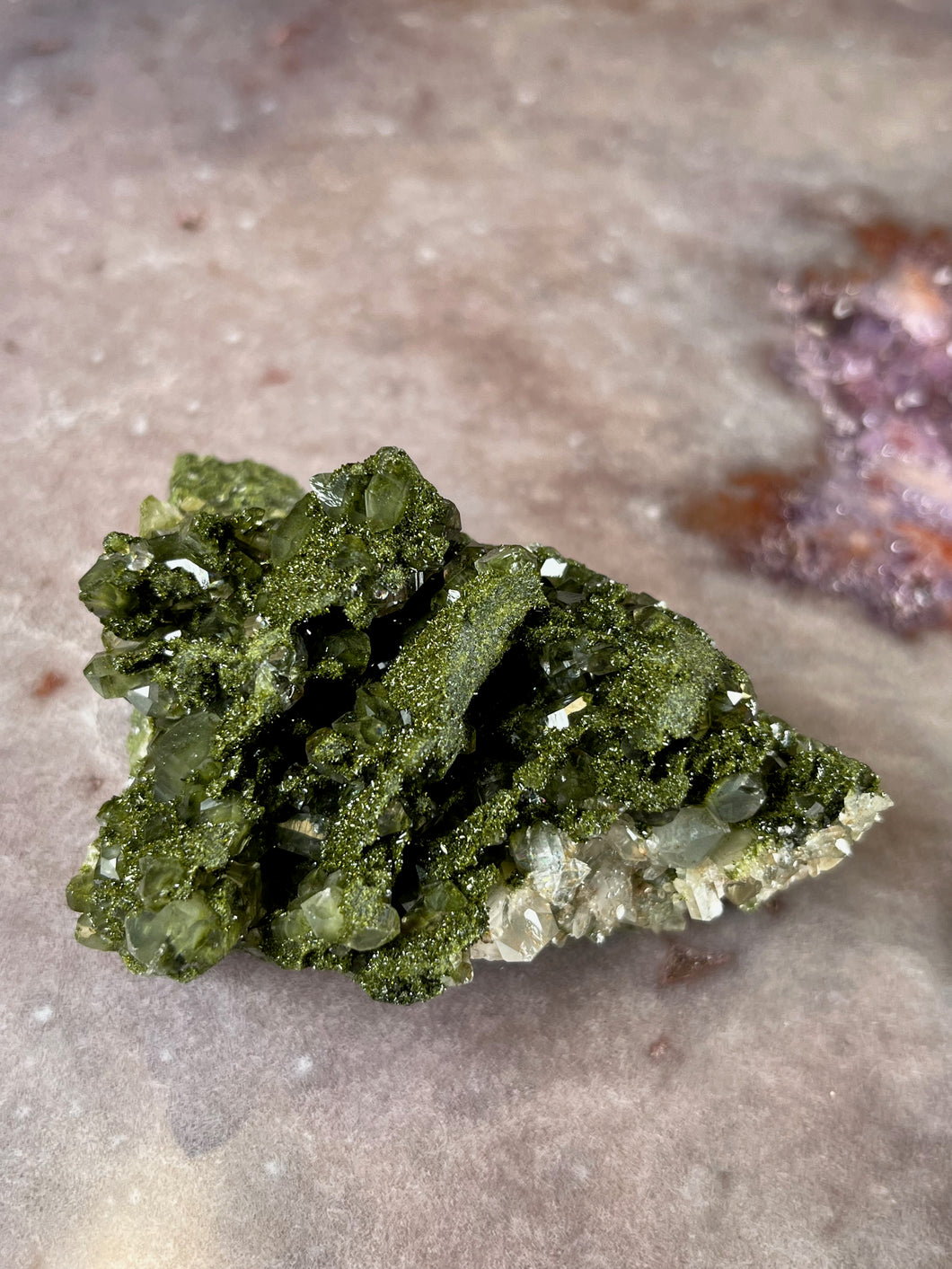 epidote with quartz from Turkey 3