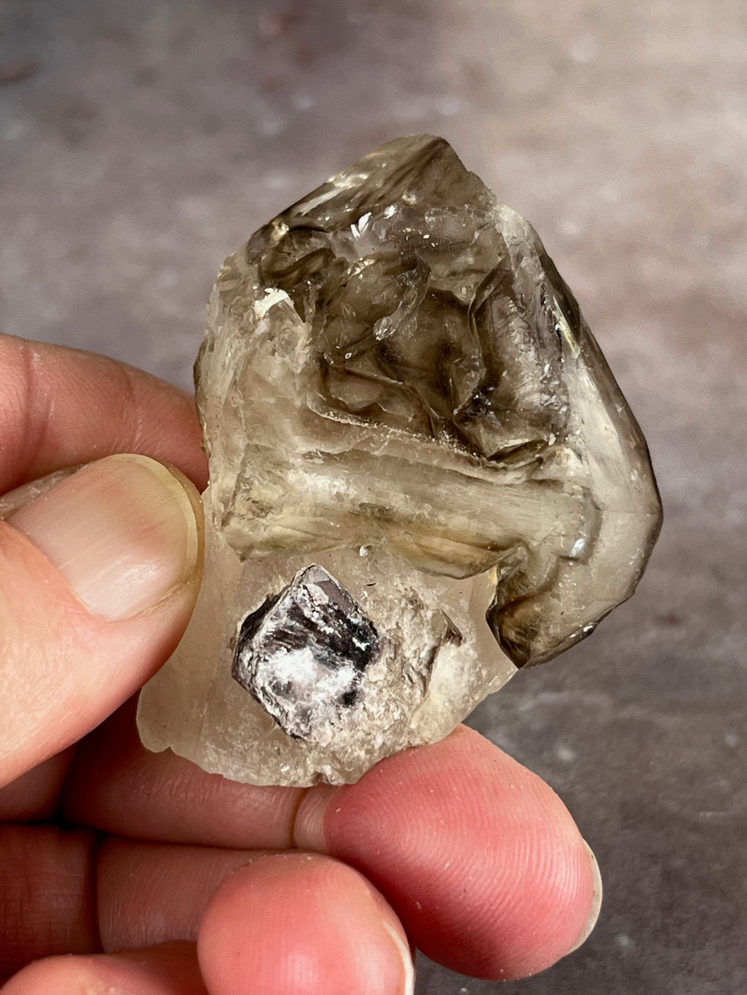 Smokey elestial quartz 13