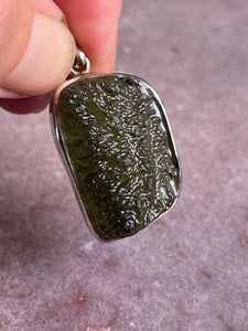 Moldavite pendant 8