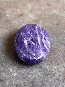 Charoite palmstone