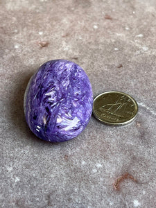 Charoite palmstone