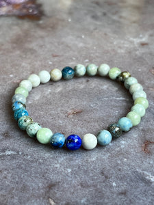 afghanite hackmanite bracelet