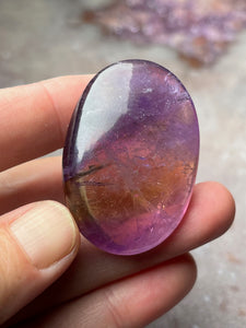 Ametrine palmstone