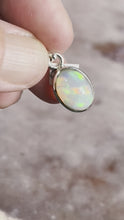 Load and play video in Gallery viewer, Opal pendant 3

