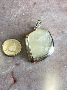 Libyan desert glass pendant 23