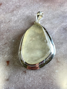 Libyan desert glass pendant 18