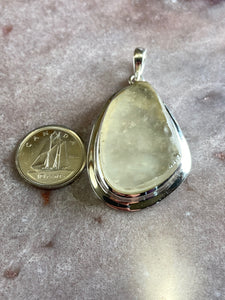 Libyan desert glass pendant 18