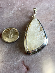 Libyan desert glass pendant 16