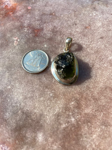 Moldavite pendant 12