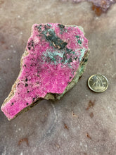 Load image into Gallery viewer, Cobalto Calcite with Malachite piece 1
