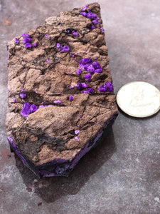 sugilite fibrous specimen