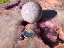 Load image into Gallery viewer, Lepidolite sphere 40mm
