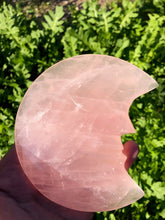 Load image into Gallery viewer, Rose quartz crescent moon 2
