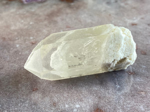 Lemurian Phantom Quartz 29 - with pyrite