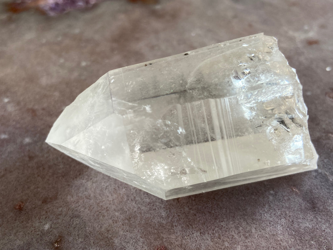 Lemurian Phantom Quartz 13 - with pyrite
