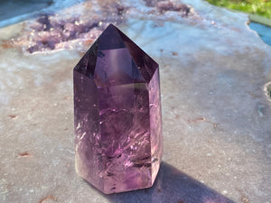 Amethyst polished point 2