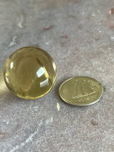 Citrine sphere AAA grade 8 - 0.7"