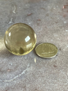 Citrine sphere AAA grade 6 - 0.8"