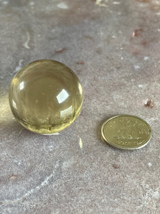 Citrine sphere AAA grade 4 - 1"