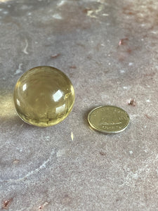 Citrine sphere AAA grade 3 - 1"