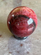 Load image into Gallery viewer, Thulite sphere - 1.6"
