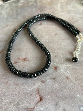 Load image into Gallery viewer, Black tourmaline strand neckalce
