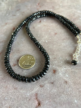 Load image into Gallery viewer, Black tourmaline strand neckalce
