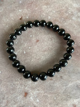 Load image into Gallery viewer, black tourmaline bracelet
