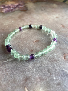 fluorite stretchy bracelet