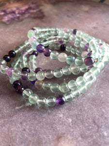 fluorite stretchy bracelet