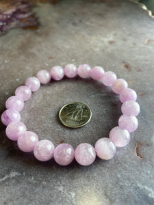 Kunzite stretchy bracelet