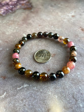 Load image into Gallery viewer, tourmaline stretchy bracelet small
