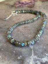 Load image into Gallery viewer, Labradorite strand necklace
