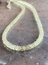 Load image into Gallery viewer, Libyan desert glass necklace 3 faceted
