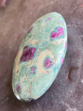 Load image into Gallery viewer, Ruby in Fuchsite palm stone 4
