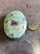 Load image into Gallery viewer, Ruby in Fuchsite palm stone 4
