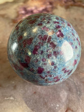 Load image into Gallery viewer, Ruby in kyanite sphere 3
