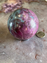 Load image into Gallery viewer, Ruby in kyanite sphere 4
