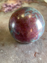 Load image into Gallery viewer, Ruby in kyanite sphere 6
